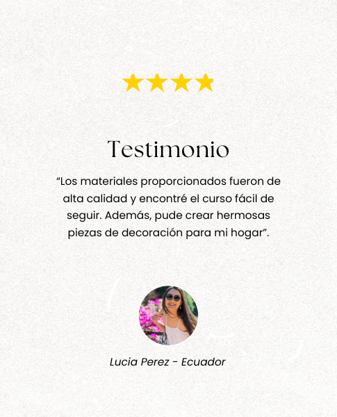 Testimonio macramé